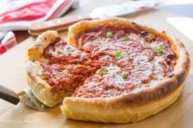 Chicago Style Deep Dish Pizza Saving Room For Dessert Recipe Deep Dish Pizza Recipe Chicago Style Deep Dish Pizza Deep Dish Pizza