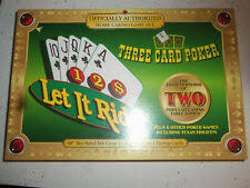 But the games running in a structured environment are just a. Let It Ride Three Card Poker Game Tdc Games Home Casino Set 1730 For Sale Online Ebay