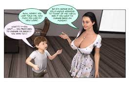 3d mom and son comics