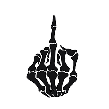 Share mentahan truck cabe oleng parah подробнее. Skull Middle Finger Car Bumper Truck Motorcycle Sticker Funny Removable Decal Shopee Philippines