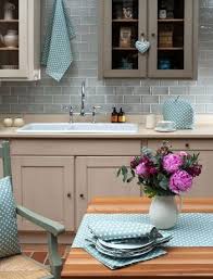duck egg blue kitchen