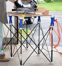 Centipede Sawhorse Workbench A Heavy Duty Yet Collapsible And Flexible Working Bench Or Table Base Portable Workbench Work System Table Base