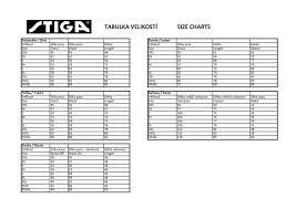 Size Chart Size Chart Clothing Tabletennisshop Eu