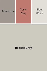 Colors that go with coral. Repose Gray A Complete Paint Color Review Love Remodeled