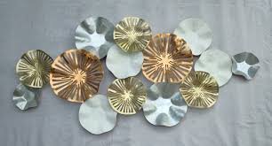 Metal wall art is elegant and classy, and it's a method of decorating your home that makes your decorations really stand out. Circular Metal Wall Decor Size 52 25 Inch Exotic Creations Id 20919714448