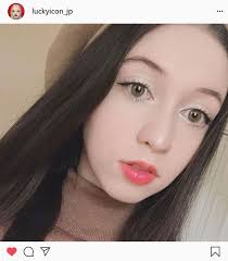 色素薄い系カラコン・ナチュラルハーフ・HELLO ALICE Orange チョコ｜ラッキーアイコン