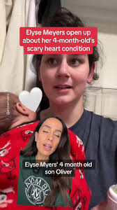 We’re sending love to a TikTok fave, Elyse Myers, whose son Oliver has been  diagnosed with a heart condition. #ElyseMyers #comedian #family #son #baby  #heart