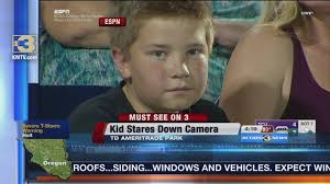 Omaha Boy Stares Down Espn Camera At College World Series Becomes Internet Hero