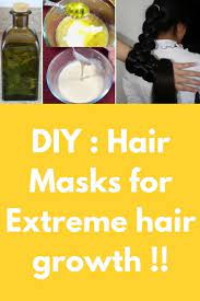 Diy Hair Masks For Extreme Hair Growth This Is A Really Quick And Easy Hair Mask For Fast Hair Growth This Mas Extreme Hair Growth Extreme Hair Hair Mask