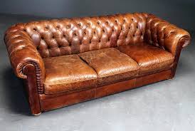 Vintage Leather Chesterfield Sofa Leather Living Room Furniture Man Cave Home Bar Man Cave