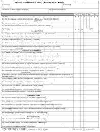 A medication log template is used to verifying the individual's current medicines including the size or frequency of a dose of each medicine as well as prescribing doctor. 51 Fw Form 14 Ek Download Fillable Pdf Or Fill Online Hazardous Materials Weekly Monthly Checklist English Korean Templateroller