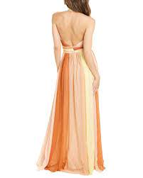 Cinq A Sept Eileen Silk Gown In Pink Lyst