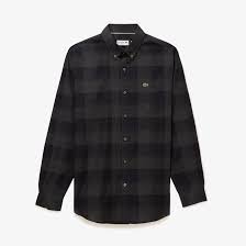 Lacoste Erkek Regular Fit Ekose Desenli Lacivert Gri Gomlek Ch2016 Occasion Lacoste Lacoste Erkek Gomlek