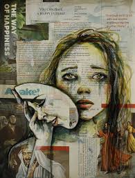 The Way of Happiness Collage by Sara Riches