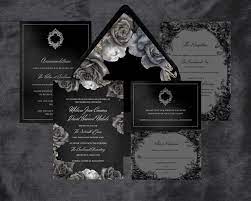 Emily Halloween Corpse Bride Wedding Invitation Halloween Etsy Corpse Bride Wedding Brides Wedding Invitations Gothic Wedding Invitations