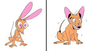 Ren From The Ren Stimpy Show Cartoon Cartoon Styles Animated Characters