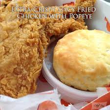 Extra Crispy Spicy Fried Chicken With Popeye Food Recipes Copykat Recipes Food Recipes