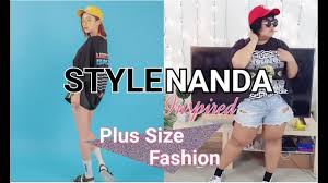 Stylenanda Inspired Plus Size Korean Fashion Summer 2017 Youtube