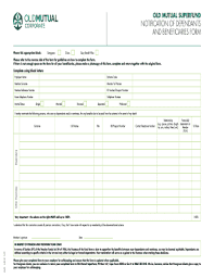 Entities in the group are licensed financial services providers and insurers that offer a broad spectrum of financial solutions to retail and corporate customers across key markets in 14 countries. 2014 Old Mutual Notification Of Dependants And Beneficiaries Form Fill Online Printable Fillable Blank Pdffiller