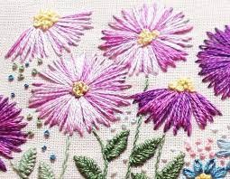 Aster Embroidery Embroidery Patterns Embroidery Tutorials Hand Embroidery