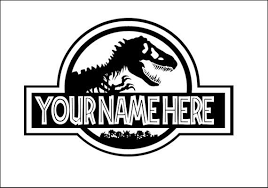 Add A Personal Touch To Your Jurassic World Party This Item Is The Jurassic World Logo With Your Childs Name That Circuit Projects Jurassic World World Party