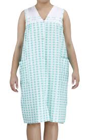 Women S Sleeveless Snap Front Cotton House Dress By Ezi Snap Front Women House Dress Dresses Cotton House