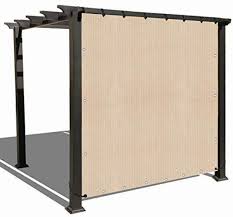 Might as well get a few to make sure all your outdoor areas are. Alion Home Sun Shade Panel Privacy Screen With Grommets On 4 Sides For Outdoor Patio Awning Window Cover Pergola Or Gazebo 200 Gsm 10 X 4 Banha Beige