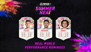 This fifa 21 ratings list was officially announced on sep. Fifa 20 Pulisic Kramaric Und Rabiot Im Summer Heat Voting