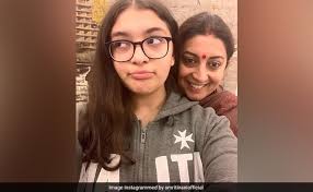 Smriti irani biography & success story from tulsi to union minister. Cbse Class 10 Results Smriti Irani On Daughter Zoish S Cbse Result Days After Son S Way To Go Zoe
