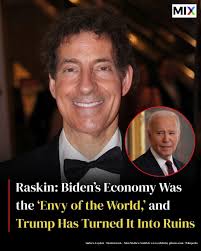 MX Raskin: Biden's Economy Was the y of the World,' and Trump Has Turned It  Into Ruins IndrewLelen hnsssiswsass Leyden Shutterstock Jahn Mather Smith&  www.celebrity pbotos.com Wikipedia