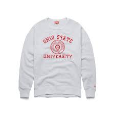 Ohio State University Seal Crewneck Retro Osu Buckeyes Sweatshirt Homage Ohio State Outfit Ohio University Apparel State Sweatshirt