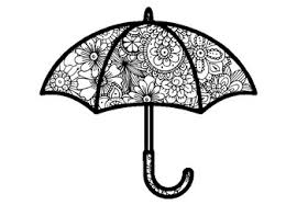 Click here to become a member! Umbrella Coloring Pages Spring Summer Fall Art Activity Spring Art Sub Plan