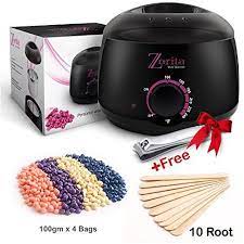 Omwah professional facial and body waxing non woven epilating strips 100 count large 3 x 9. Wax Warmer Home Hair Removal Kit Electric Heater Machine Hot Waxing Melts Stripless Pot Brazilian Bikini With 4 Fl Hard Wax Beans At Home Hair Removal Hard Wax