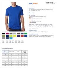 next level shirt size chart best picture of chart anyimage org