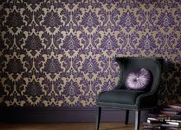 Removable Wallpaper Damask Wallpaper Damask Removable Wallpaper Purple Wallpaper