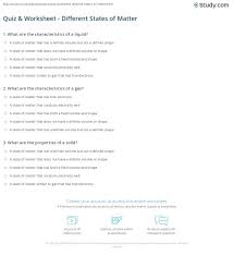 Pinterest.com whether your child needs a united states map quiz worksheet or is interested in learning more about the home ➟ worksheet ➟ 20 instantly 20 united states map quiz worksheet. Quiz Worksheet Different States Of Matter Study Com
