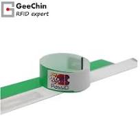 Direct Thermal Printable Wristbands Party Access Control Paper Ticket  Thermal Printing NFC Chip RFID Wristband