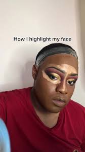 Highlighting Face for Drag Makeup Tutorial
