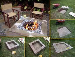 How To Build A Square Fire Pit Backyard Fire Fire Pit Backyard Fire Pit Designs