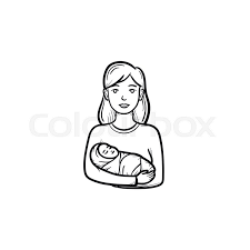 Check spelling or type a new query. Mother Holding Baby Drawing At Paintingvalley Com Explore Collection Of Mother Holding Baby Drawing