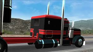 18 Wheels Of Steel Haulin Chicken Lights And Chrome Custom Peterbilt Big Trucks Chrome