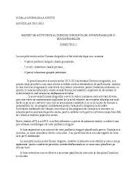 Profesor învățământ primar și preșcolar 1.proiectarea. Doc Raport Comisia Dirigintilor Mocan Olivia Academia Edu