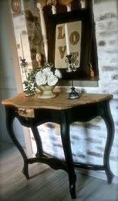 Superbe Ancienne Table Console Stylisee En Bois Massif Sur 4 Pieds Patine Blog De Missantic Pour Plus D Information Cliquez Sur Contacter L Auteur En Ba Mobilier De Salon Table De
