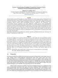 Resolusi simposium mtu tvet dalam konteks fptv— presentation transcript Review Paper Isu Dan Cabaran Latihan Pendidikan Teknikal Dan Vokasional Tvet Pdf