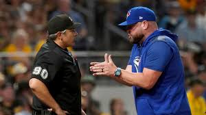 John Schneider gets ejected arguing balls and strikes | 08/18/2025 |  Toronto Blue Jays