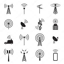 Á Antena Vector De Stock Vectores Dibujo Antena Radio Descargar En Depositphotos