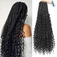 97 ($4.19/count) get it as soon as sat, feb 27. Goddess Box Braids Crochet Hair With Curly End Bohemian Box Braiding Hair Extensions 22 Inches 15 Roots Ombre Braiding Hair Aliexpress