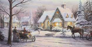 Check spelling or type a new query. 8 Thomas Kinkade Christmas Paintings Perfectly Capture The Holidays