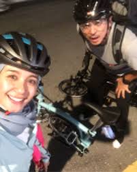 Rutin Olahraga Laudya Cynthia Bella Coba Adaptasi Dengan Hobi Suami Helmet Bicycle Rutin
