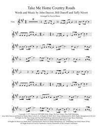 Take Me Home Country Roads Original Key Flute Sheet Music Digital Sheet Music Music